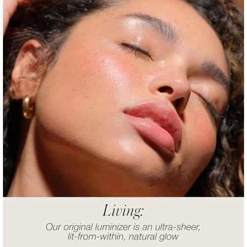 RMS Beauty Luminizer ? Natural Cream Highlighter, Lightweight Radiance Enhancer, Buildable Glow for Face & Body, Hydrating, 0.35 oz