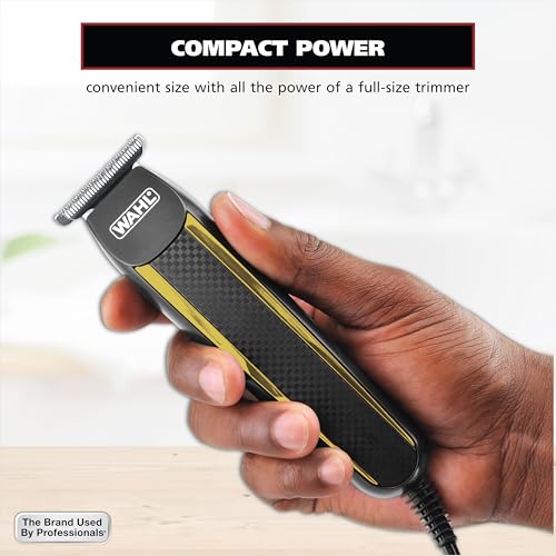 Wahl Edge Pro Bump Free Corded Beard Trimmer for Men Touch Up Trimmer & Grooming Detailer Kit ? Perfect for Edging Beards, Mustaches, Hair, & Stubble, ? Model 9686-300