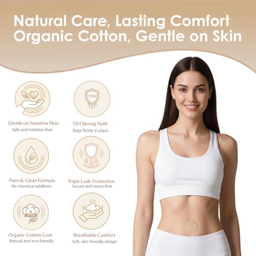 Castor Oil Belly Button Patches – 55 Pack Disposable Cotton Pad
