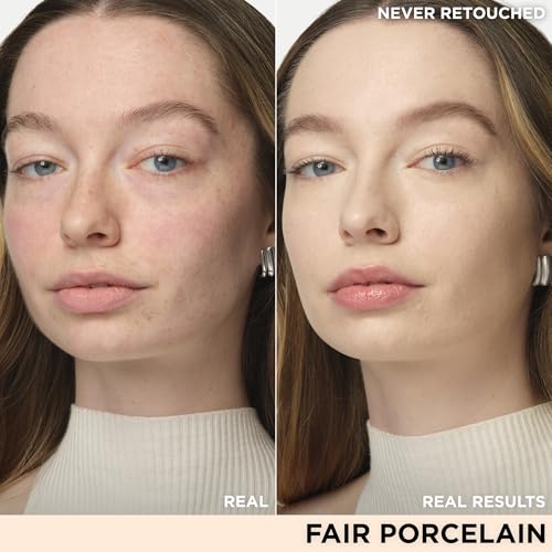 IT Cosmetics Travel CC+ Cream with SPF 50+ Natural Finish Full Coverage Foundation (Fair Porcelain - 0.4 fl oz) & Bye Bye Undereye Concealer Anti-Aging Makeup (10.5 Light - 0.4 fl oz)