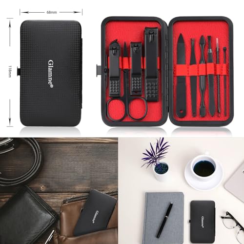 Professional 10-in-1 Stainless Steel Manicure Set with Travel Case