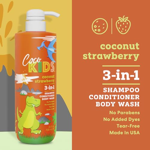 Cocomagic Kids 3-in-1 Shampoo Conditioner Body Wash 24oz