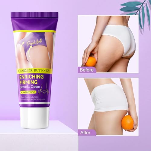 Butt enhancement Firming Cream helps to improve the appearance of fullness and firmness in the buttocks. It supports skin elasticity, providing a more lifted and toned look. 【100% New -1 Bottle】