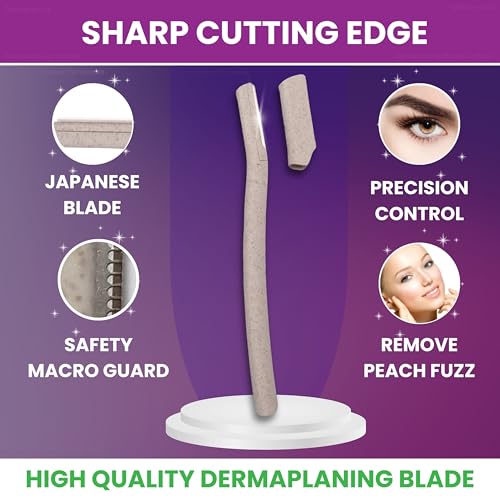 Dermaplaning Tool for Face ? Removes Peach Fuzz & Exfoliates Skin | Dermaplane Razor | Facial Razors for Women | Derma Razor | Facial Razor | Shaver for Women | Microblade