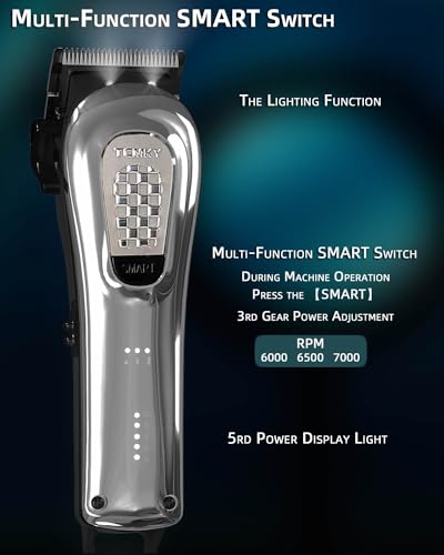 TCMKY Cordless & Corded Hair Clippers for Men