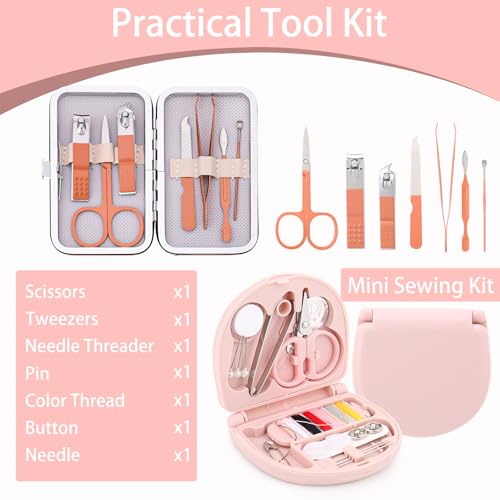 Bridal Emergency Kit for Wedding Day Wedding Bride Essentials Survival Set Over 30 Essentials Travel Kit with Makeup Bag for Bride