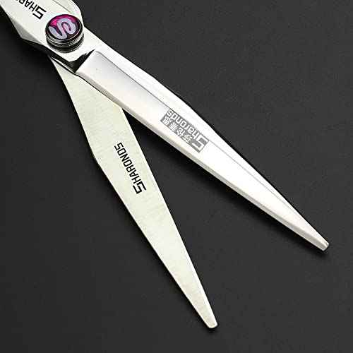 SHARONDS Hair Cutting Scissors Hairdressing Scissors Thinning Scissor Professional Barber Salon Home Shear For Men Women (7-inch 2pc-A)