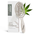 AIMIKE Hemp-Relax Detangling Hair Brush Beige for Wet & Dry Hair