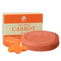 Madina Carrot Soap Bar ? Carrot Seed Oil & Shea Butter, Moisturizing, Anti-Aging, Skin Tone & Elasticity, Vegetable-Based, Halal, Gentle Cleanser, 6 Pack (3.5 oz Each)