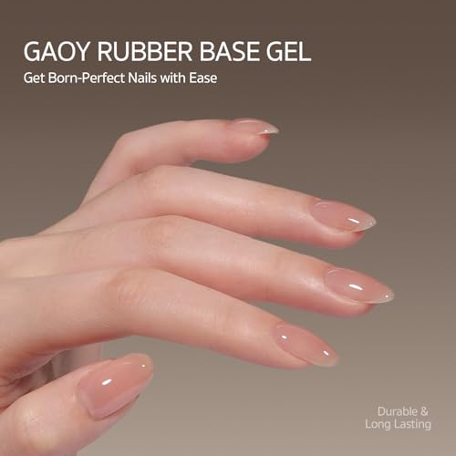 Rubber Base Gel Nail Builder 16ml Nude Sheer Pink 3-in-1 Soak Off Strengthener