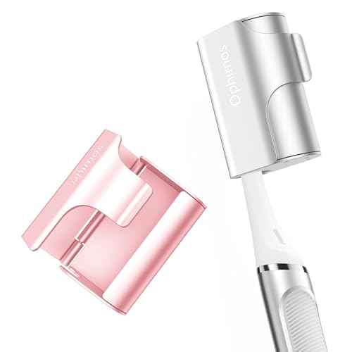 Aluminum Alloy Toothbrush Head Cover/Cap/Protector Case,Travel Toothbrush Covers Long-lasting Toothbrush Head Caps for Most Electric/Manual Brushes, 2 Count -Silver+Pink