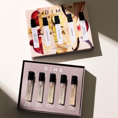 DIME Clean Perfume Sampler Set of 5 - 2ml Eau de Parfum