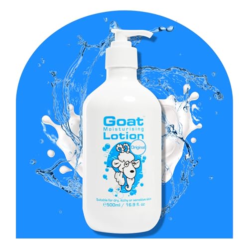 Goat Milk Lotion - Moisturizing - Non Greasy - 17 oz Enriched Milk, Suitable for Dry, Itchy or Sensitive Skin - Made in Australia - Original