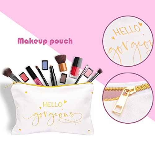 Birthday Gifts For Women-Relaxing Spa Gift Basket Box For Her Mom Sister Best Friend Unique Happy Birthday Bath Set Gift Ideas - Birthday Gift Boxes For Women(Rose Gold)