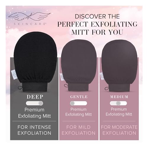 SERAPHIC SKINCARE Deep Exfoliating Body Mitt - Viscose Korean Glove