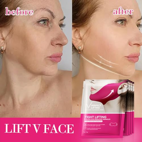 Collagen V-Line Lifting Mask Double Chin Reducer 10 Pack