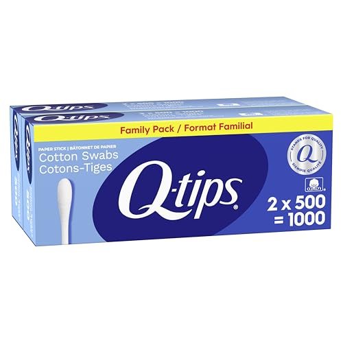 Q-tips Cotton Swabs Pack of 2 - 500 Count Each - Personal Care