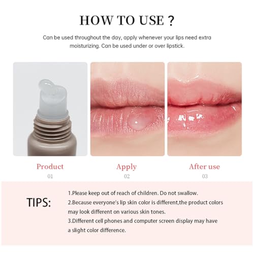 4PCS Glossy Butter Lip Balm Set,Hydration Lip Gloss,Conditioning Lip Mask and Instant Moisture Tinted Lip Balm, Long Lasting Hydrating Softens Dry Lips Care Oil,Christmas Makeup Gift for Women