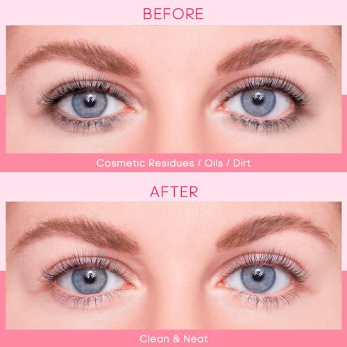 Lash Extension Cleaning Kit with 60ML Shampoo & Fan Dryer