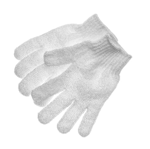 Exfoliating Bath Gloves Pack of 4 Pairs - Gentle Body Scrubbing for Smooth Skin