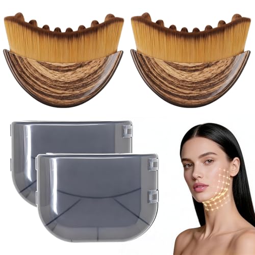 Lymphatic Contour Face Brush Set - Reduces Puffiness & Defines Jawline
