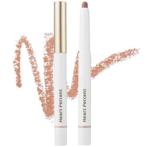 Heart Percent Dote On Mood Lip Liner Pencil, Long-Lasting Creamy Lip Crayon Smooth Lipliner Retractable Lipstick Overlip Line Color 0.8g, #20. Salmon Beige