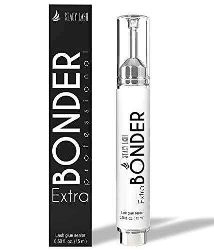 Lash Bonder for Eyelash Extensions by Stacy Lash /0.50fl.oz./15ml/Reduces Lash Extension Glue Fumes/Super Sealer/Lash Tech Supplies/Lash Primer Aid/Professional Use