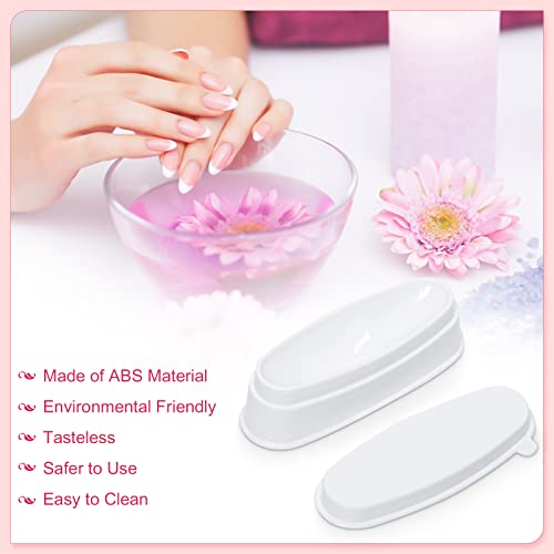 French Nail Dip Powder Tray - Dual-Sided Smile Line Mold Tool for DIY Nails