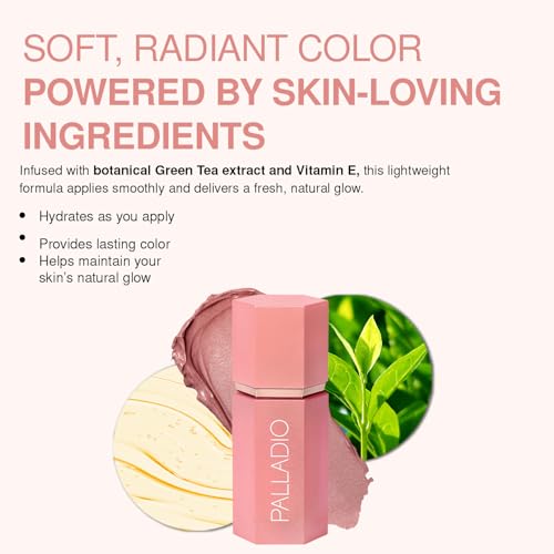 Palladio Liquid Blush for Cheeks & Lips - Rose Cloud