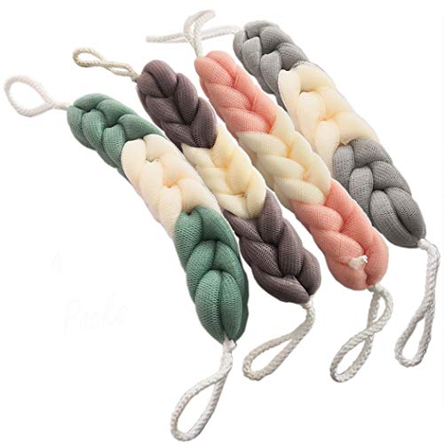 Long Stretch Back Sponge with Rope Handles - 4 Pack