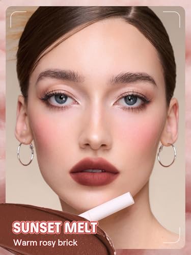 SHEGLAM Marshmallow Puff Lip Blur Pen Sunset Melt - Long-lasting Matte Lipstick