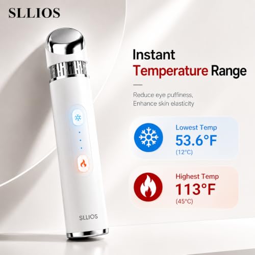 Eye Depuffing Wand - 2-In-1 Cold & Heat Facial Roller