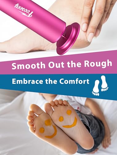 Electric Foot File Callus Remover with 60 Sandpaper Discs
