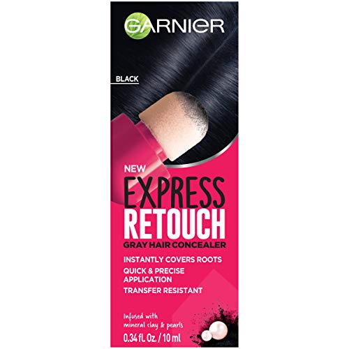 Garnier Express Retouch Gray Hair Concealer - Black