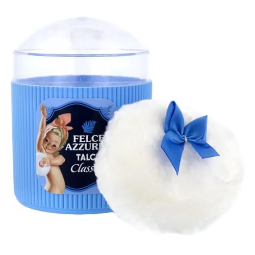 Felce Azzurra Talc Powder 250g with Duvet Puff