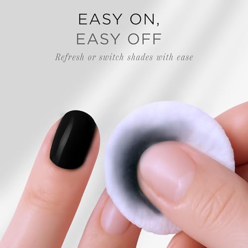 Cote Beauty Raven Black Nail Polish - Vegan & Long Lasting 0.27 Fl Oz