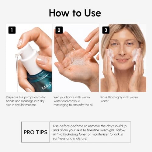 MAREE Deep Cleansing Oil - Gentle Makeup Remover for Sensitive Skin