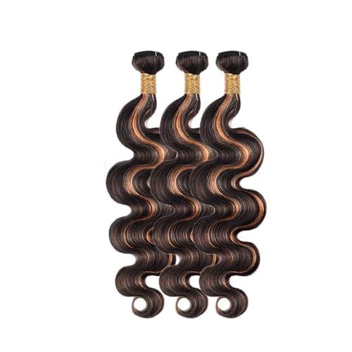 Ombre Body Wave Human Hair Bundles 16 18 20 Inch 300g