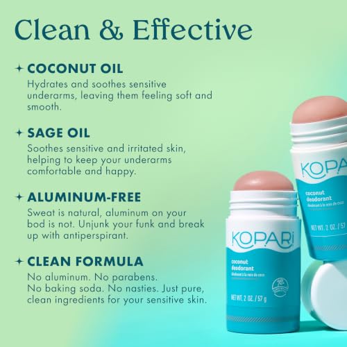 Aluminum-Free Coconut Deodorant - Plant-Based Everyday Odor Protection