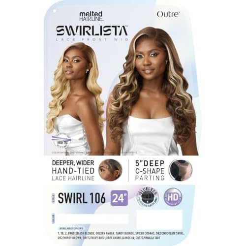 Outre Lace Front Wig - Melted Hairline - Swirlista - Swirl 106 (DR2/CHOCOLATE SWIRL)
