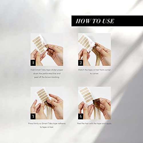 Smart Tabs Tape-in Hair Extension Tape - 60 Tabs