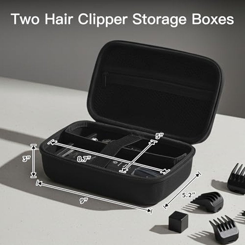 Barber Clipper Storage Case - SMYV Organizer for Grooming Tools