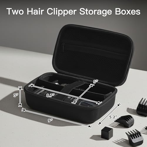 Barber Clipper Storage Case - SMYV Organizer for Grooming Tools