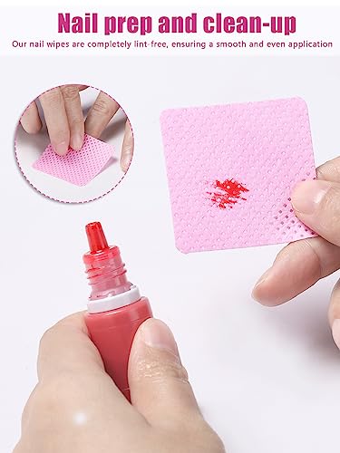 Lint Free Nail Wipes 400 PCS Non-Woven Cleaning Pads