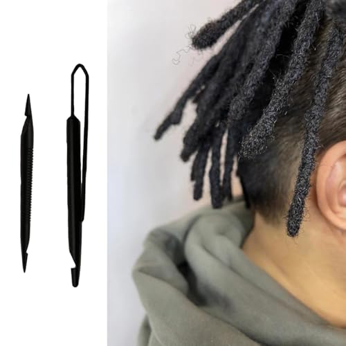 NentMent 2-Pack Loc Interlocking Tool Dual-End Dreadlock Crochet Hooks