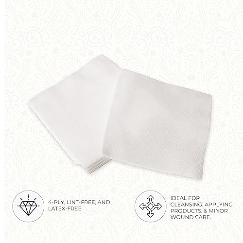 ForPro Professional Lint-Free Wipes 4-Ply 4" x 4" 200-Count