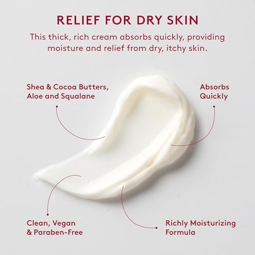 Joylux nourisHER Body Butter for Dry to Very Dry Skin with Shea Butter, Cocoa Butter, Aloe Vera & Squalane, Creamy, Clean Moisturizer for Intense Hydration 3.4 oz