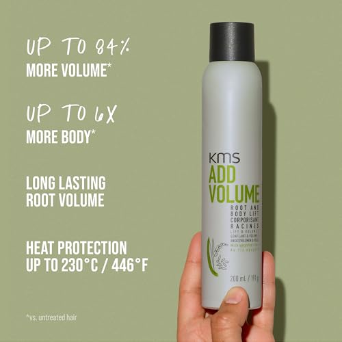 KMS AddVolume Root & Body Lift Spray - Volumizing Hair Spray, 200ml