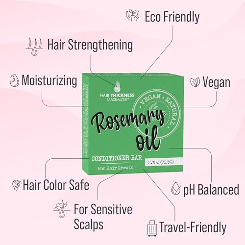 Rosemary Oil Conditioner Bar for Hair Growth & Strength