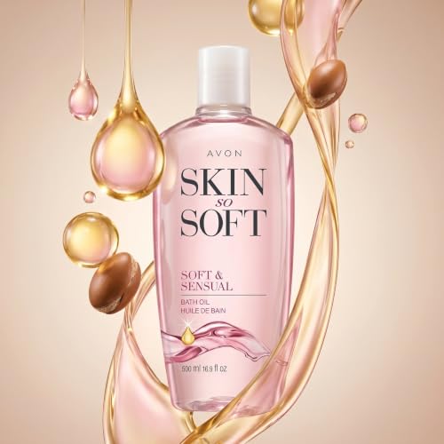 AVON Skin So Soft Soft & Sensual Bath Oil 16.9 oz Moisturizing Body Oil